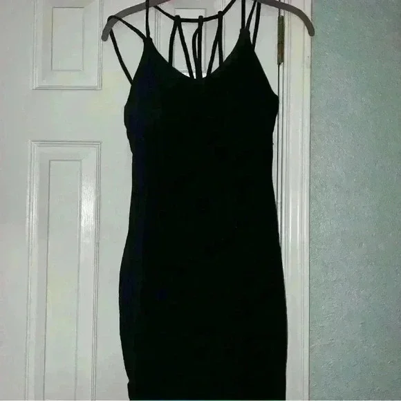 Forever21 Black Athletic knit jumpsuit size large - Picture 4 of 10